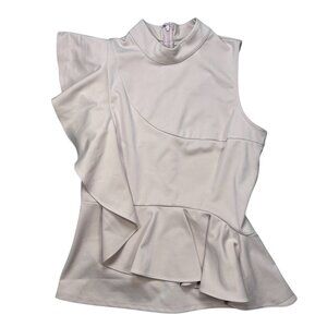 CQ By CQ Medium Ruffle Tank Top Work Business Fit and Flare